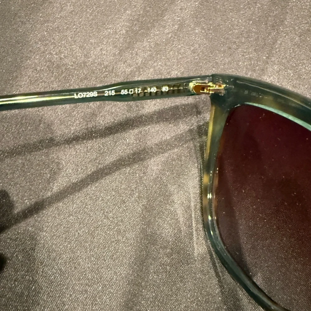 Longchamp Women's Sunglasses Green Acetate Cat Eye